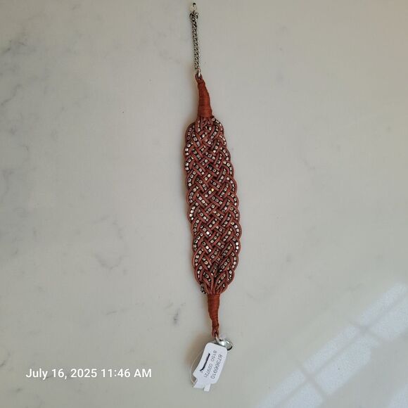 Free People  Brown City Slicker Bracelet NWT - Picture 4 of 6